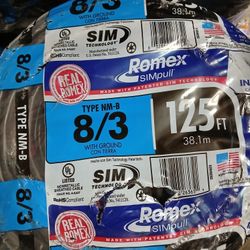 New Romex Wire 8/3