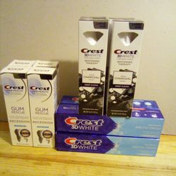 Crest 3D White Arctic Fresh Charcoal Deep Clean And Crest ProHealth Gum Rescue Toothpaste  4.6 oz -4.9 oz  $4 Each