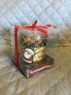 Scentaments For Santa Vanilla Jar Candle 