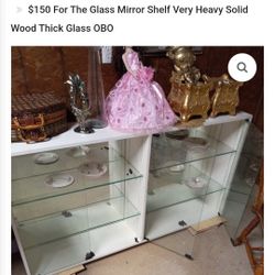 Mirror & Glass Shelf