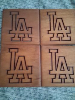 LA Engraved Drink Coasters