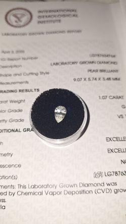 Lab grown diamond