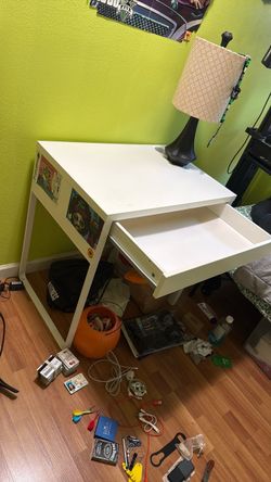 White desk
