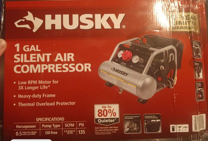 Husky Air Compressor Ultra Silent