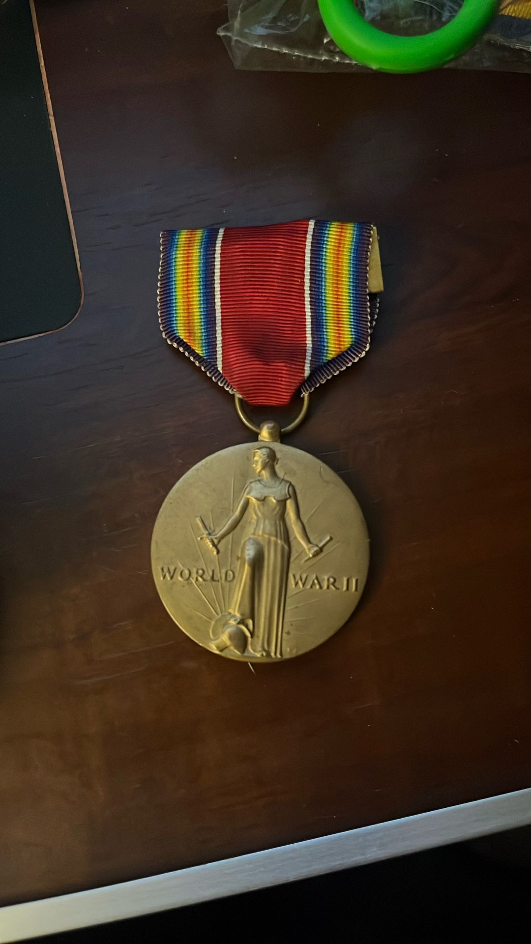 Authentic Vintage 1(contact info removed) WWll United States of America MEDAL Freedom Of Speech And Religion