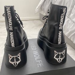 Naked Wolfe Black Women’s spice boot/ size 9