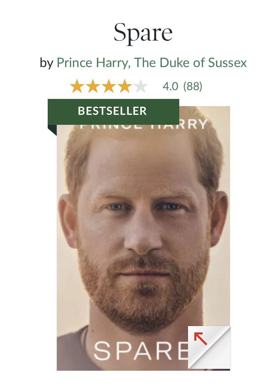 SPARE by Prince Harry