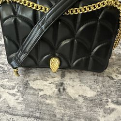 Black Quilted Serpenti 