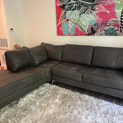 Ashley Furniture Modern Grey Sectional