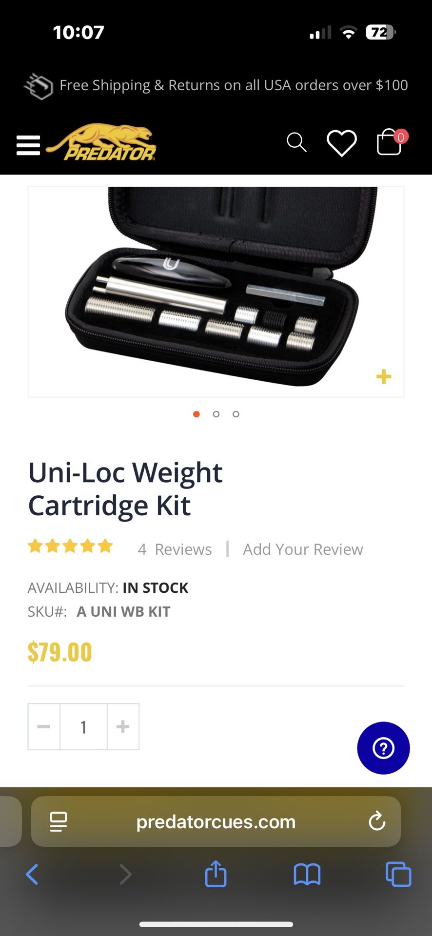 Predator Weight Kit