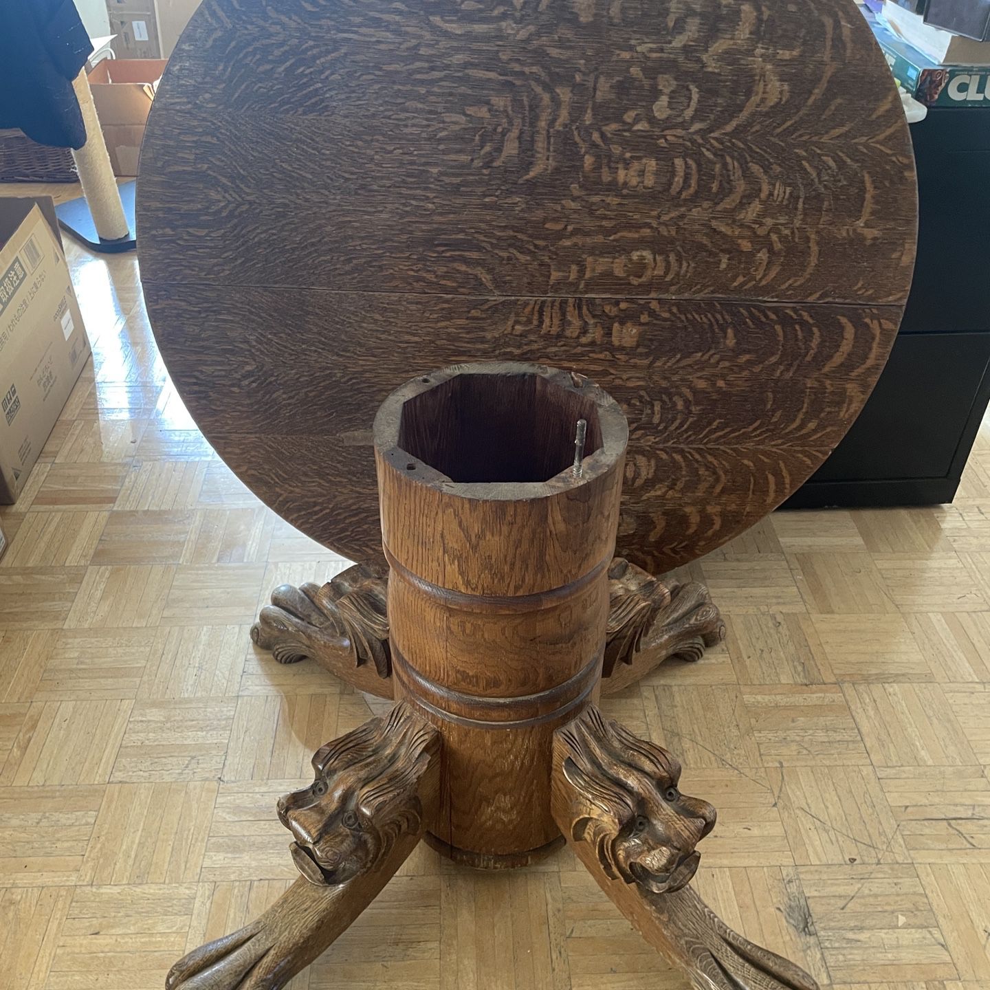 Antique Claw Foot Table