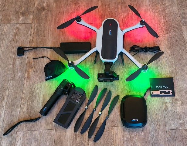 GoPro Karma Kit Drone + Handheld Grip w/ Hero 7 Black *mint*