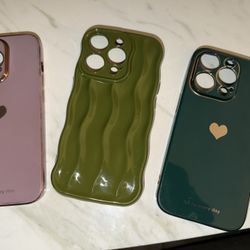 Set Of 3 iPhone 14pro Cases 