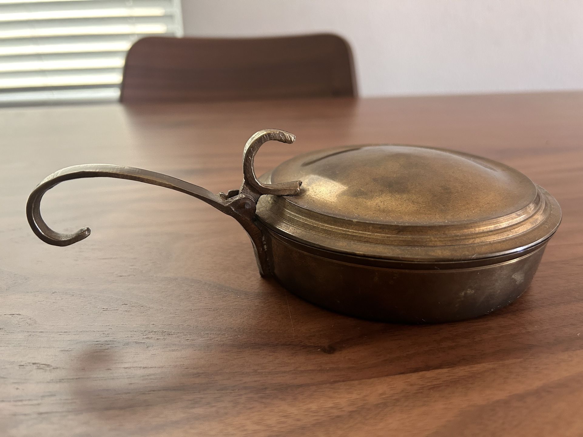 Vintage Brass Crumb Catcher/Silent Butler