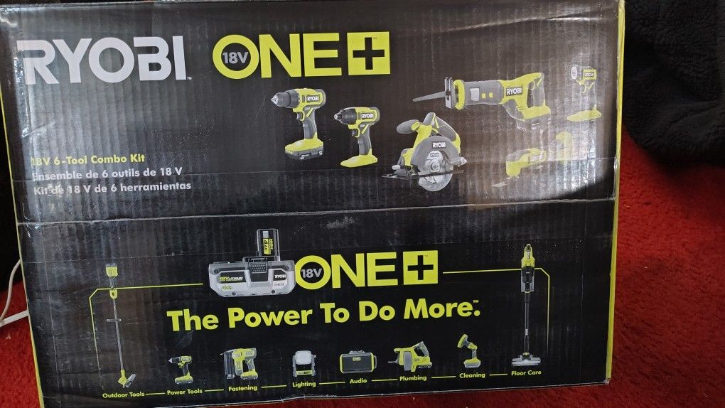 Ryobi 6 Tool Combo Kit