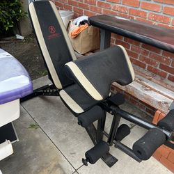 Adjustable seat for home gym