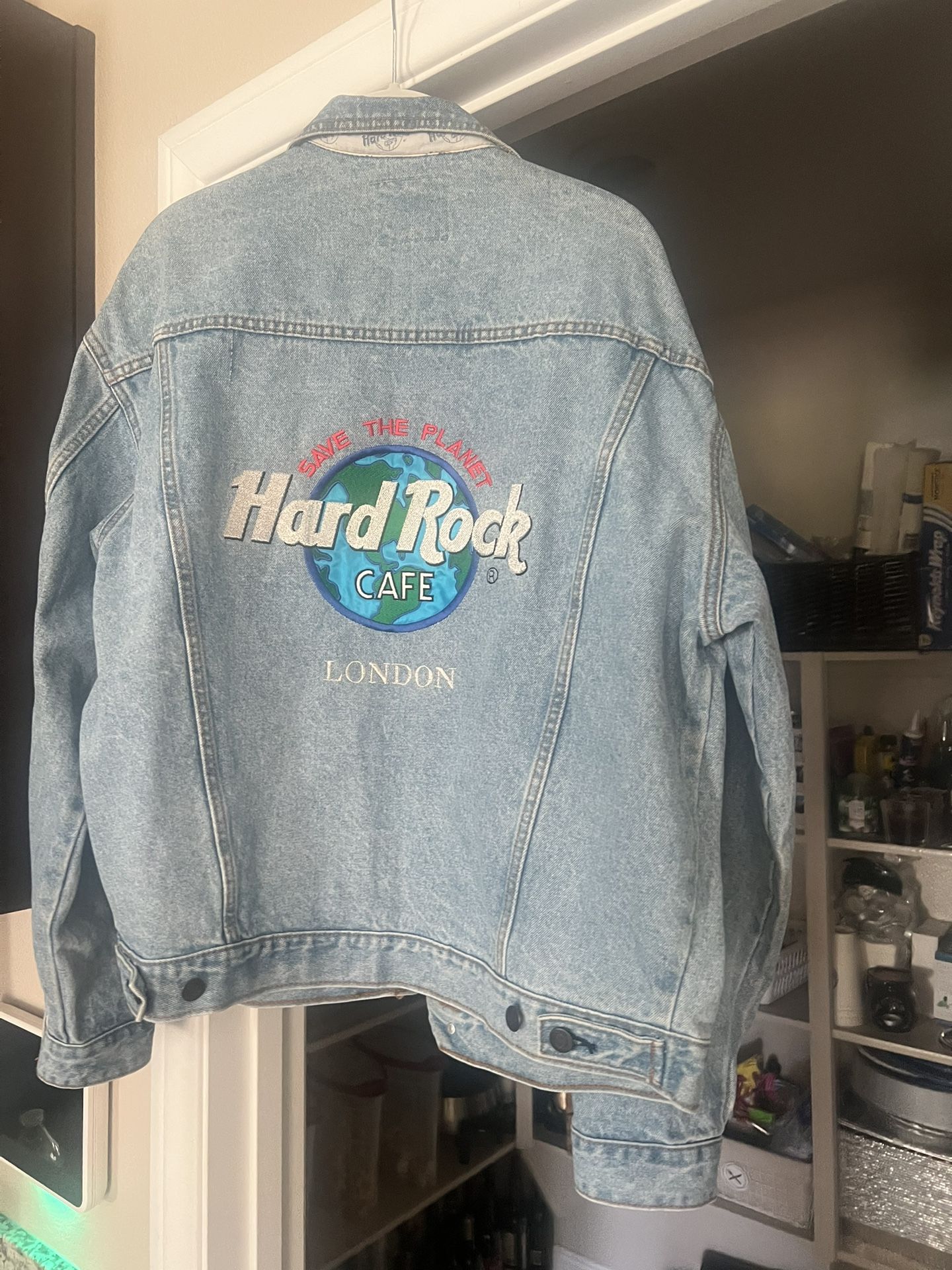 Hard Rock Cafe Vintage Jeanne Jacket From London Size Large