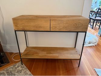 West Elm Industrial Solid Wood Storage Console (42” wide)