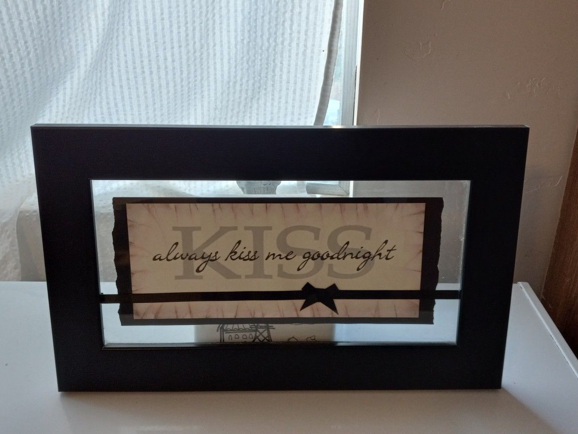 Powder Room & Always Kiss Me Signs