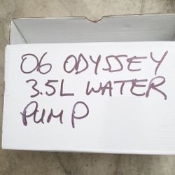 Free unbranded Honda 3.5L engine water pump