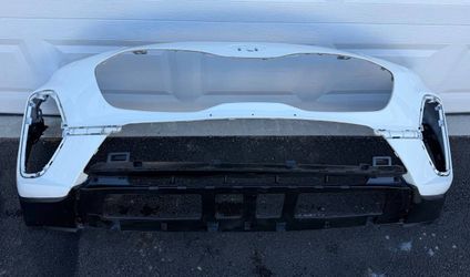 WHITE KIA SPORTAGE 2020 2021 2022 FRONT BUMPER