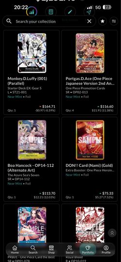 One piece singles