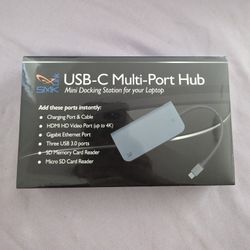 SMK-Link Electronics USB-C Multi-Port Hub Mini Docking Station