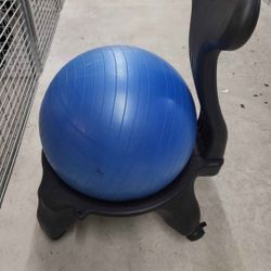 Exercise Ball with Chair