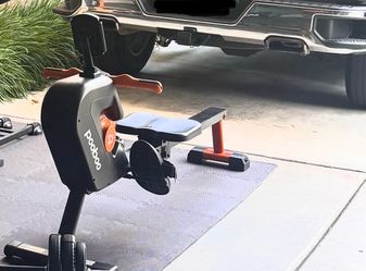 Rowing Machine (Orange & Black)