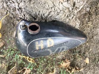 Vintage Harley Davidson Fuel Tank ( Left Side)