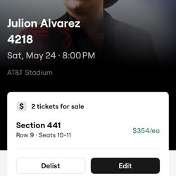 Julion Álvarez Tickets $450
