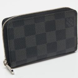 Gently used LV Checkered Gray,Blue And Black Women's Wallet 