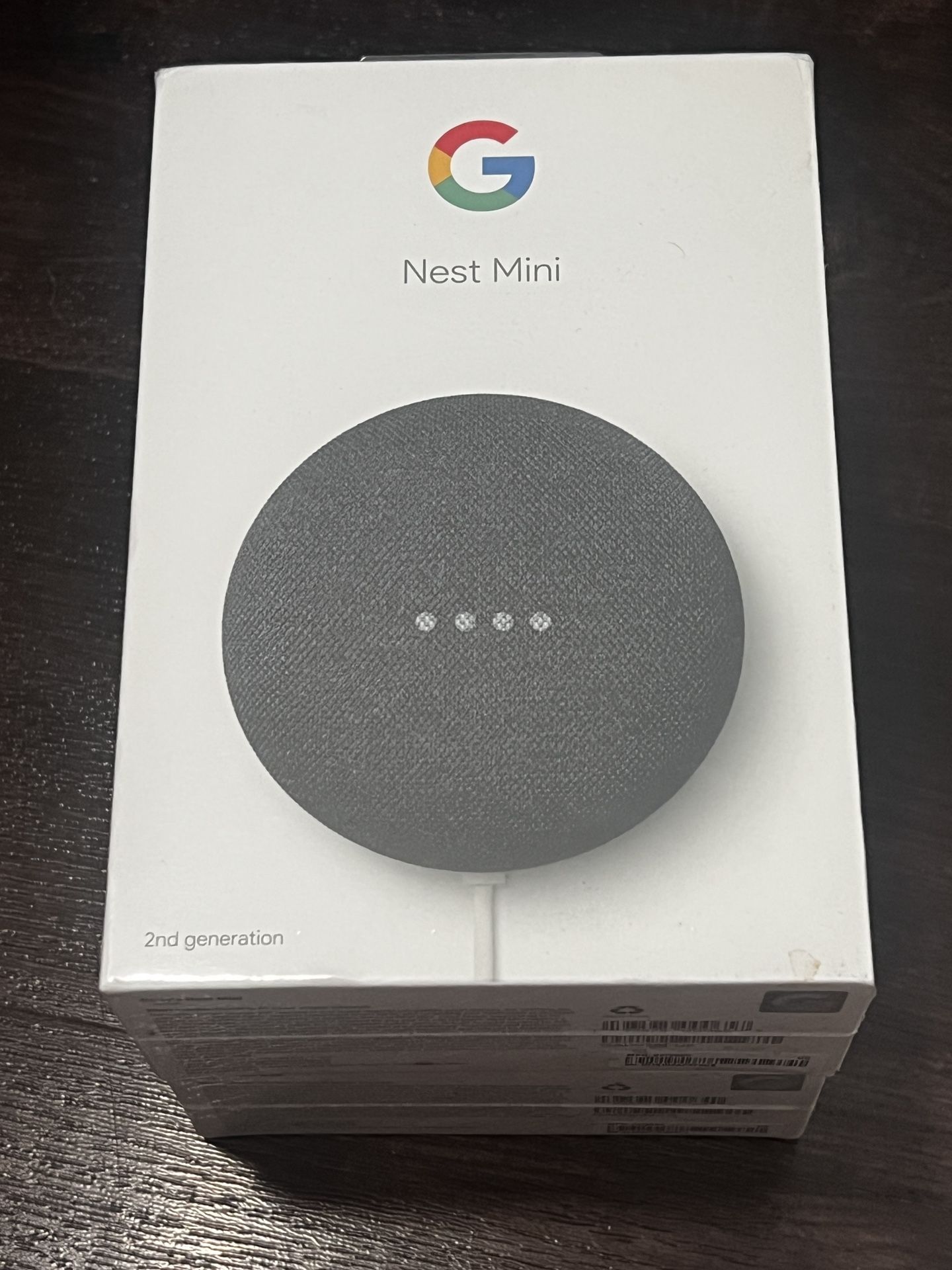 Brand New 2nd Gen Google Nest Mini - Dark Grey