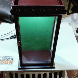 Display Case 2 Ft Tall 10 And 1/2 In Wide LED Lighting Nothing Wrong With It $40