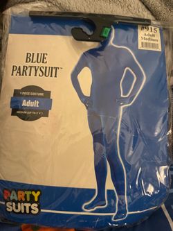 Blue man man costume