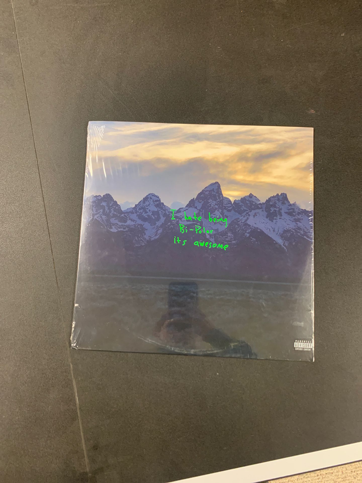 Kanye west Ye Vinyl Record opened