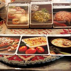 Vintage 1970's Food My Great 100's Of Cook Recipe Cards Index Collection In Original Case.