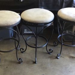 -3 High Strong Bar Height Stools 26 X17all 3 $100 