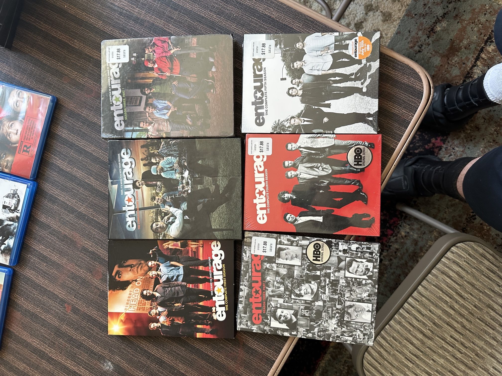Entourage 1-5 DVD Sets