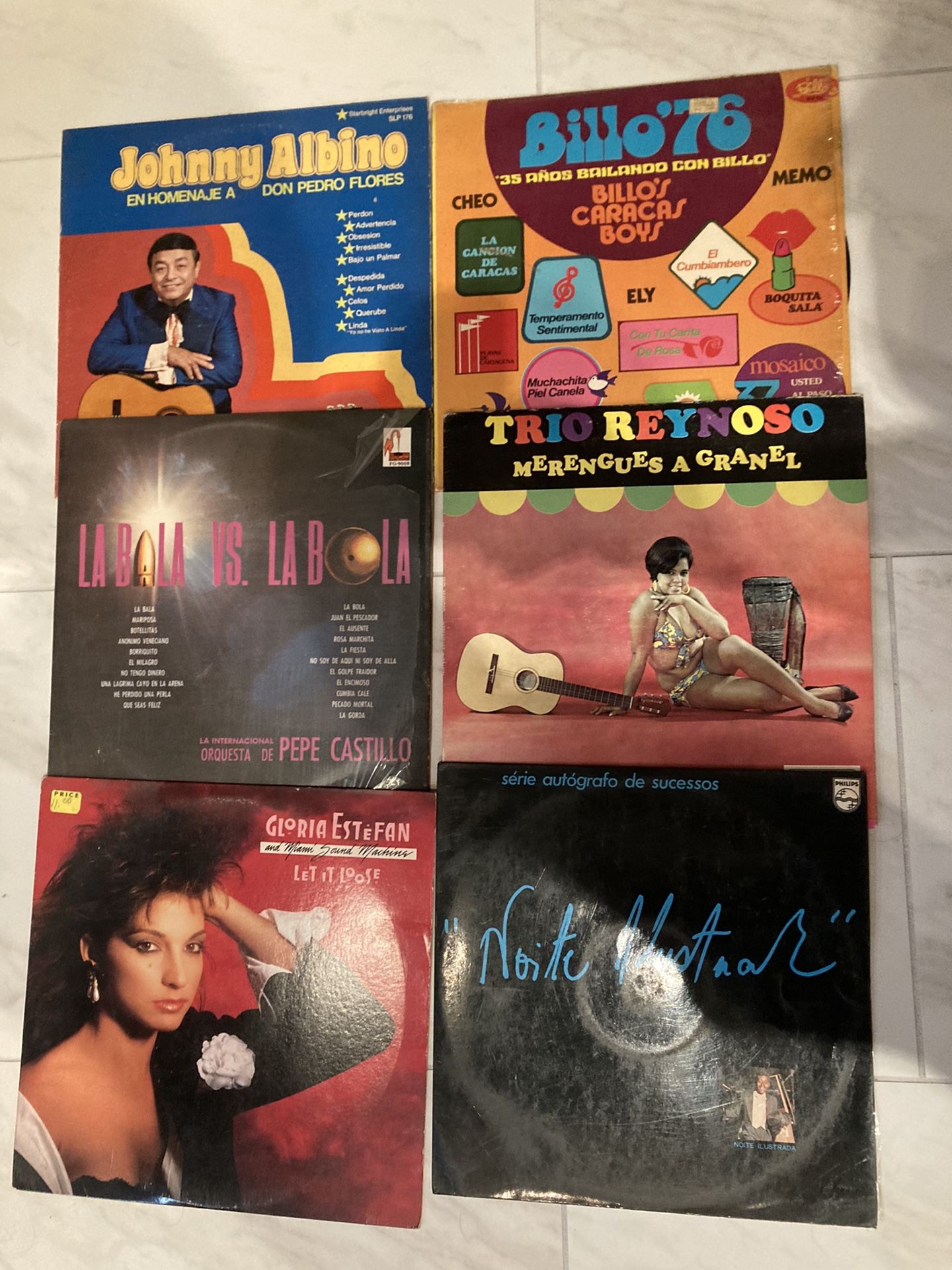 Latin Pop and Jazz Vinyl Records