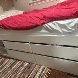 Twin Bed Frame (IKEA SLÄKT, Twin Size)