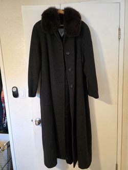 Vintage Marvin Richards 100% Lambswool Long Trench Coat