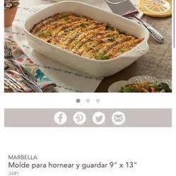 Marbella 8" × 8" Bake & Store Dish Molde para hornear y guardar 8" × 8"