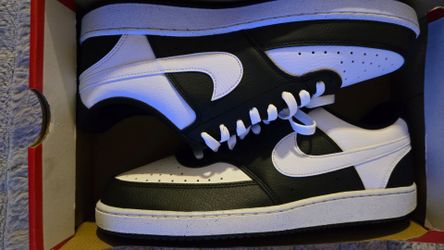 Men's Nike Court Vision Low Shoes -Panda- Style#HM9862 001 -Size 11 -NEW