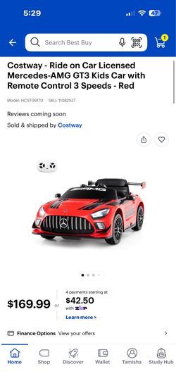 AMG power car with remote