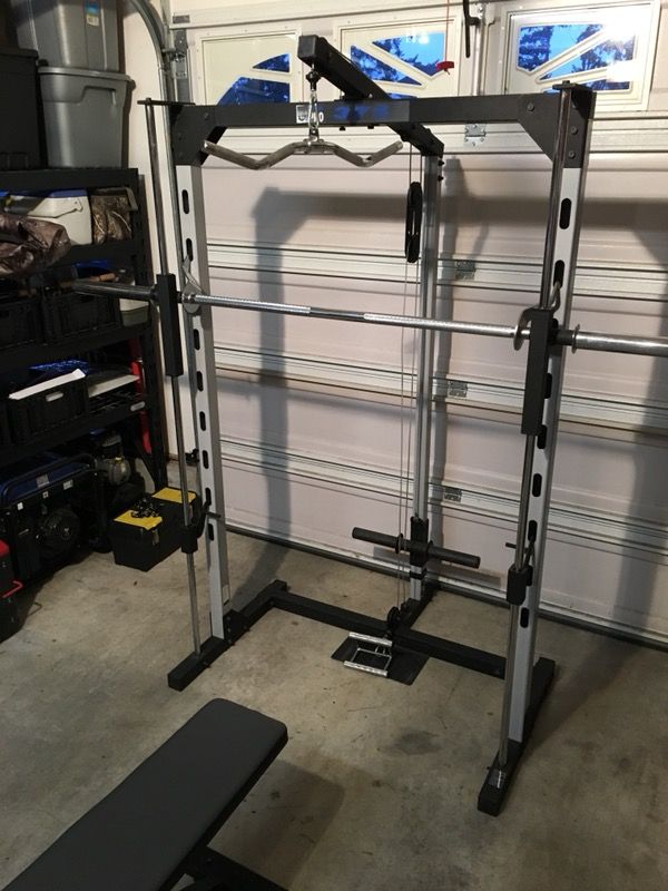 Weider Pro 375 Smith Machine and Bench