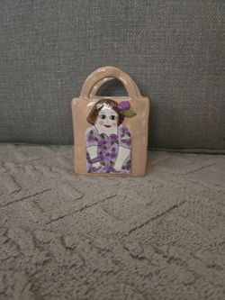 Susan Pauley By Ganz Handbag Vase
