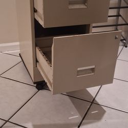 Filing cabinet on wheels 2 drawer 31x18x15 (no lock) office home files mail organizer papers folders