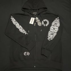Chrome Hearts Zip Up Hoodie