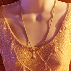 Solid 18k Yellow Gold Rope Chain.